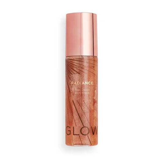 REVOLUTION Glow Radiance Face & Body Shimmer Oil - 100ml