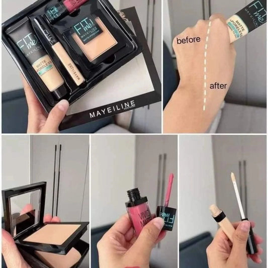 MAYBELLINE Fit me Complete Makeup Set (4 in 1)