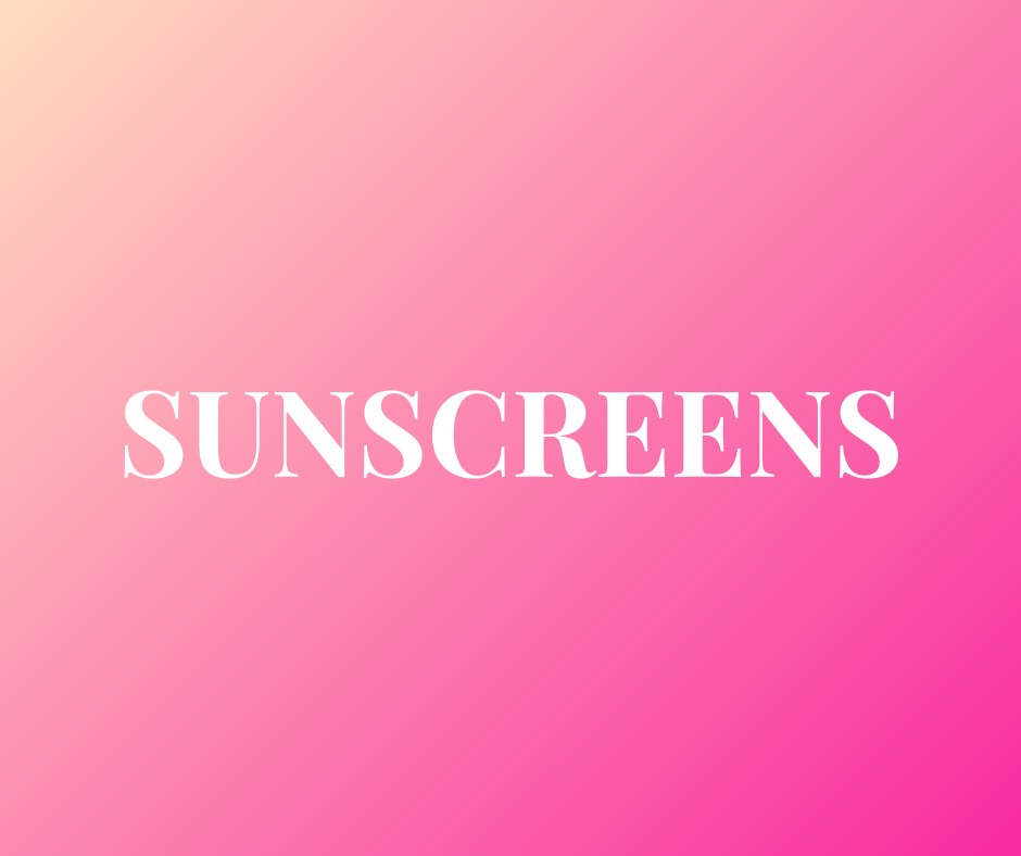 Sunscreens
